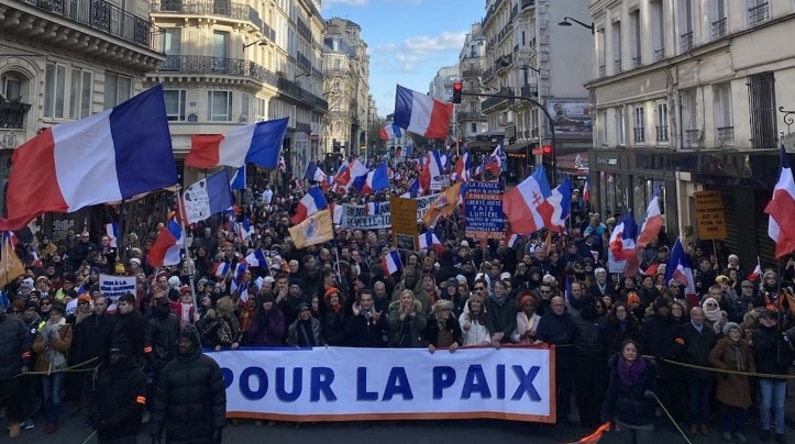 Nhiều cuộc biểu tình phản đối NATO diễn ra ở Pháp