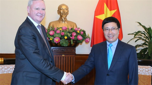 Phó Thủ tướng Phạm Bình Minh tiếp Thứ trưởng Ngoại giao Nga