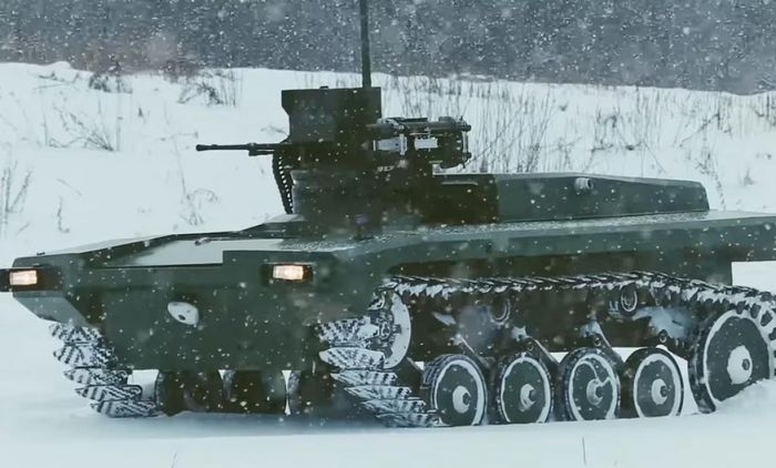 Robot chiến đấu Marker - ''sát thủ diệt xe tăng'' Nga đưa tới chiến trường Ukraine