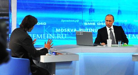 Cuộc họp báo lớn của Tổng thống Putin đạt kỷ lục đầu tiên