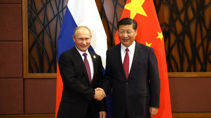 Chi tiết mang tính biểu tượng trong cuộc gặp thượng đỉnh Nga - Trung