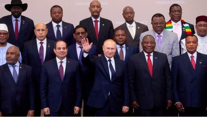Tổng thống Putin sắp đón các lãnh đạo châu Phi