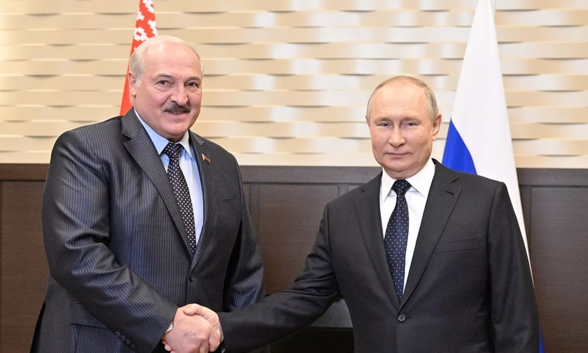 Tổng thống Nga Putin gửi điện chúc mừng Tổng thống Belarus