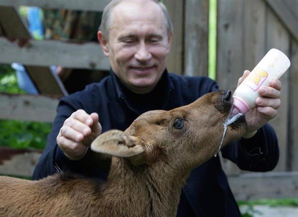 Ảnh: Những khoảnh khắc thân thiện của Tổng thống Nga Putin