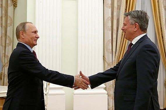 Tổng thống Nga Putin làm việc với Tổng giám đốc Tập đoàn Shell