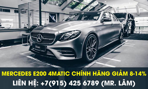 Xe Mercedes mới chính hãng với giá ưu đãi giảm từ 8-14% so với giá niêm yết
