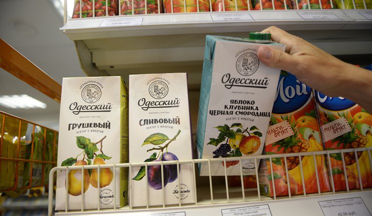 Nga tạm ngừng nhập khẩu nước trái cây và thức ăn cho trẻ em của Ukraina