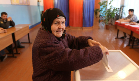 Nước Nga trong ngày bầu cử thống nhất