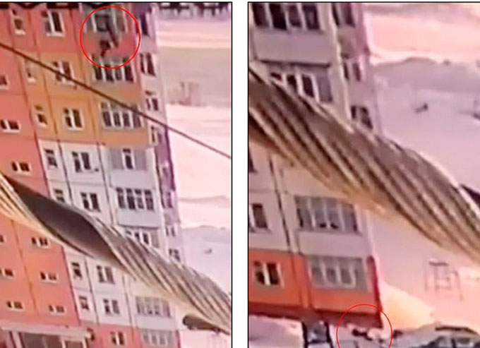Người phụ nữ Nga sống sót, tự đi lại sau khi rơi từ tầng 9 một tòa nhà