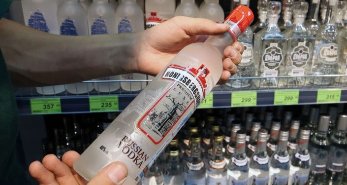Tại sao người Nga uống vodka ít đi?