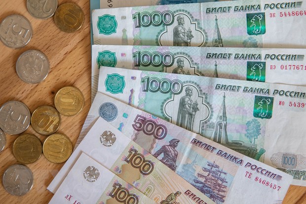 Đồng ruble của Nga đạt mức cao nhất kể từ tháng 3/2020