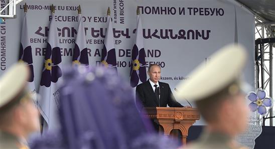 Tổng thống Nga Vladimir Putin khẳng định lập trường của Nga về tội diệt chủng – tội ác không gì có thể biện minh