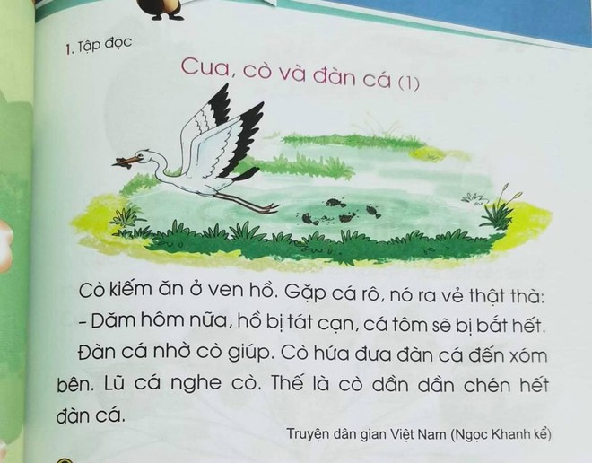 Nhiều câu chuyện trong sách giáo khoa tiếng Việt lớp 1 không rõ tính giáo dục
