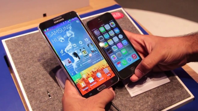 iPhone 5S làm lu mờ màn trình diễn Galaxy Note 3 tại VN
