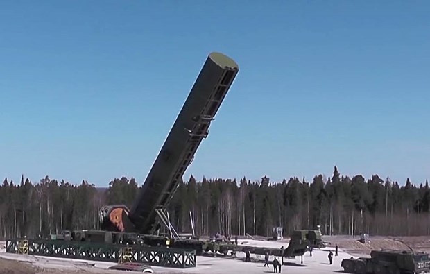 Nga sắp hoàn tất việc chế tạo tên lửa đạn đạo xuyên lục địa Sarmat