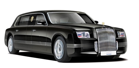 Cận cảnh siêu xe công vụ Limousine của tổng thống Nga