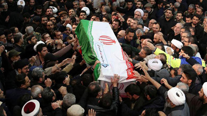 Giẫm đạp ở đám tang Tướng Soleimani khiến 40 người thiệt mạng