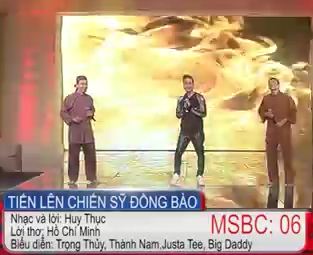 Bất ngờ với màn đọc rap trong ca khúc ‘Tiến lên chiến sĩ đồng bào’