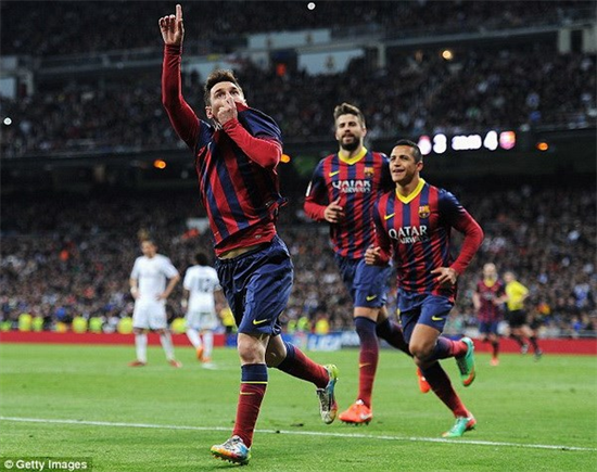 Messi lập hat-trick, Barca khiến Real ôm hận ở Bernabeu
