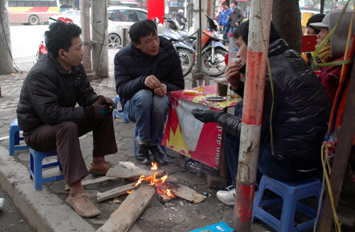 Chiêu đốt lửa... tránh rét có 