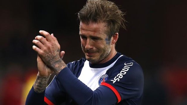 David Beckham khóc nức nở trong ngày giải nghệ