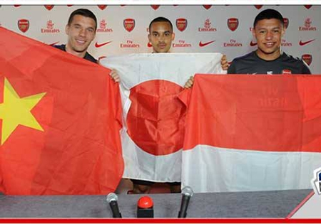 Các ngôi sao Arsenal háo hức trước ngày sang Việt Nam