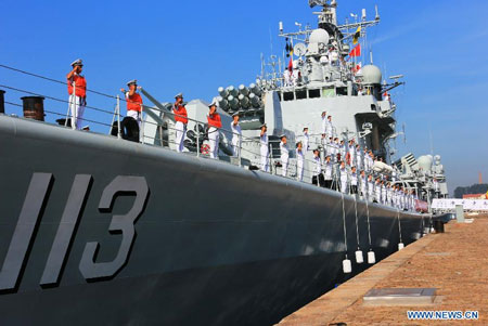 Đội tàu Trung Quốc ra khơi tập trận chung với Mỹ