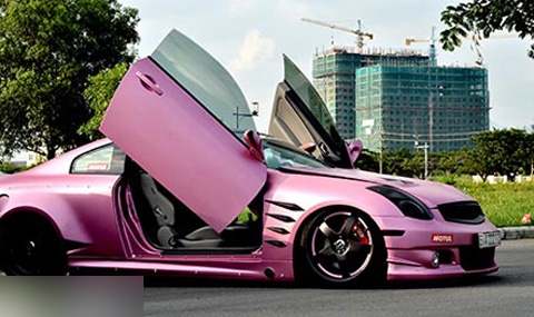 Siêu xe độ màu siêu độc tại SG