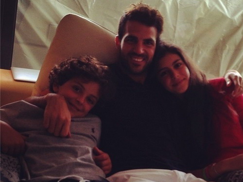 Fabregas chinh phục được con gái riêng của bạn gái