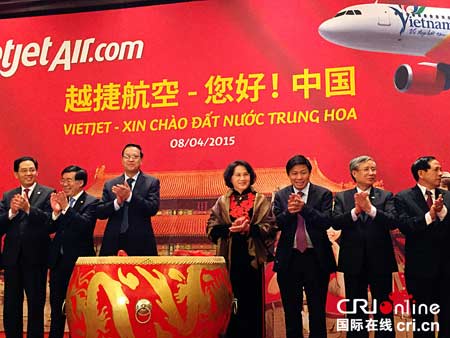 Vietjet giới thiệu nhiều đường bay đến Trung Quốc