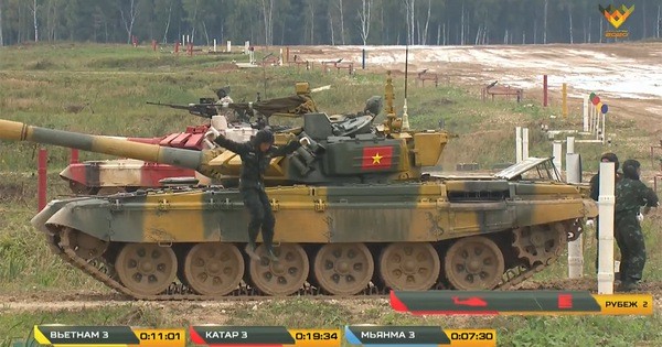 Tuyển xe tăng Việt Nam vào bán kết Army Games 2020