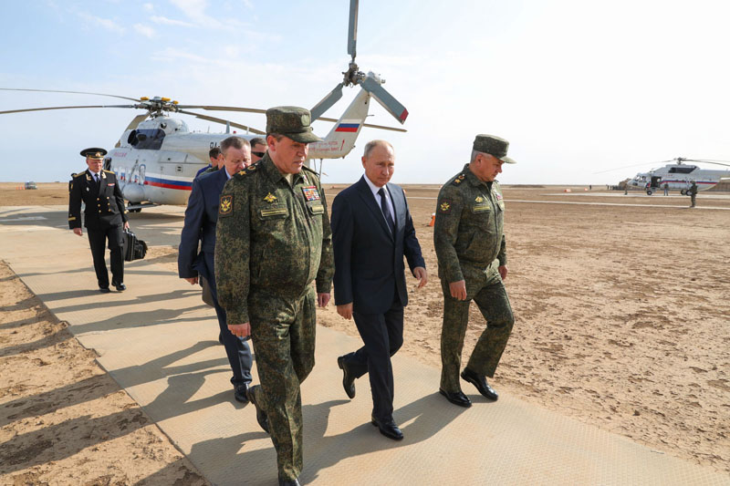 Tổng thống Nga dự khán giai đoạn chính trong tập trận Kavkaz-2020