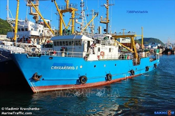 Triều Tiên thả tàu đánh cá Xiang Hai Lin 8 của Nga