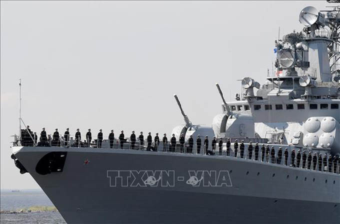 Tàu chiến Nga tuần tra khu vực châu Á - Thái Bình Dương