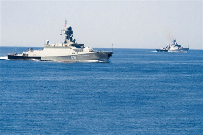 Tàu chiến Nga triển khai gần lãnh hải Azerbaijan