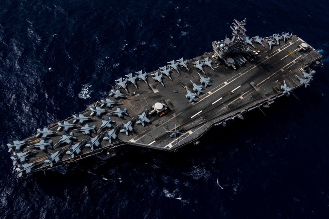Tàu sân bay USS Reagan tiến vào Biển Đông