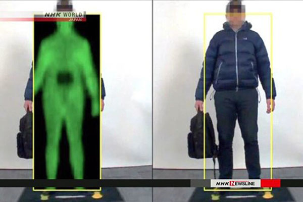 Thử nghiệm quét cơ thể phát hiện vật nguy hiểm