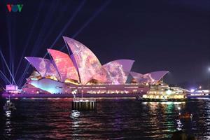 Ảnh: Vẻ đẹp lung linh của lễ hội ánh sáng Vivid Sydney 2019