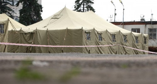 Moskva: Khu lều trại Golyanovo đang tạm giữ 513 người nước ngoài.