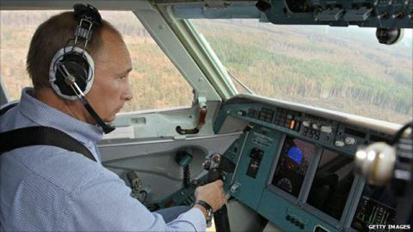 Tổng thống Putin lái thử thủy phi cơ Be-200