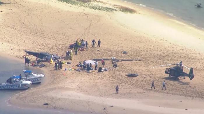 Video hiện trường vụ 2 trực thăng va chạm, 7 người thương vong ở Australia