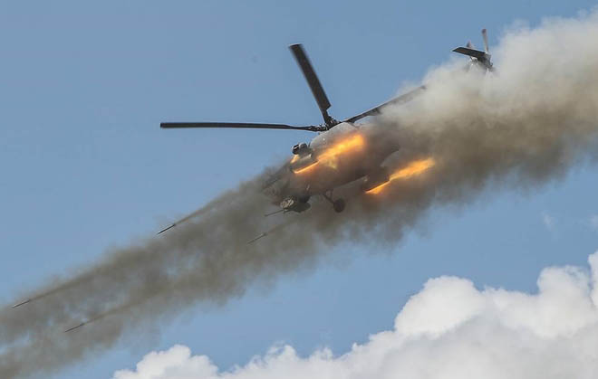 Nga đưa UAV tự sát bầy đàn lên siêu trực thăng Mi-28NM