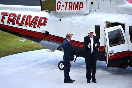 Thất thế trong cuộc bầu cử, Tổng thống Trump bất ngờ rao bán trực thăng cá nhân