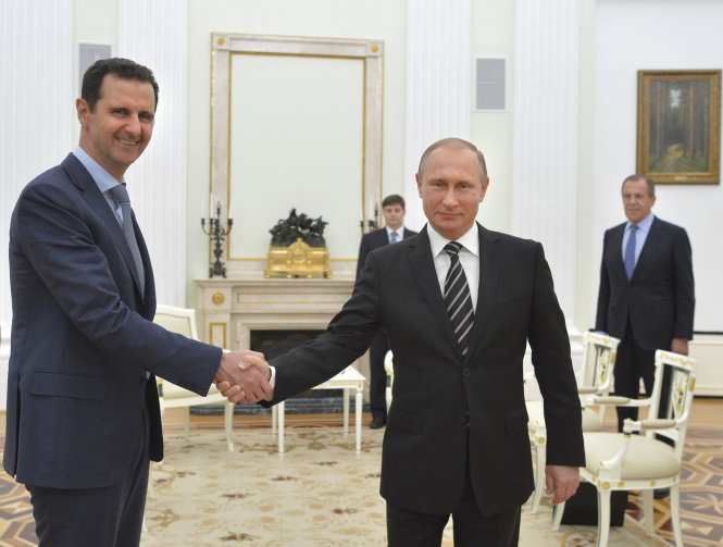 Tổng thống Syria thăm Nga