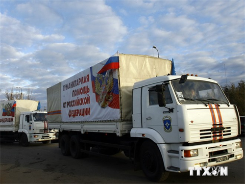 Đoàn xe nhân đạo thứ năm của Nga đến miền Đông Ukraine