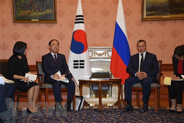 Hàn Quốc và Nga tiếp tục đàm phán FTA về dịch vụ và đầu tư