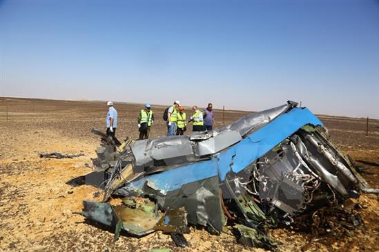Nga xác định loại thuốc nổ trong vụ rơi máy bay tại Ai Cập
