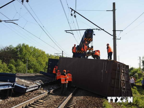 Tai nạn tàu hỏa tại Nga có khả năng do sự cố đường ray