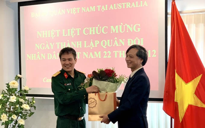 Kỷ niệm 76 năm ngày thành lập Quân đội Nhân dân Việt Nam tại Australia