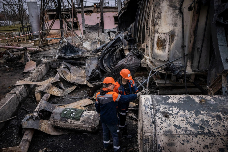 Ukraine: Toàn bộ nhà máy nhiệt điện đã bị tên lửa Nga đánh trúng
